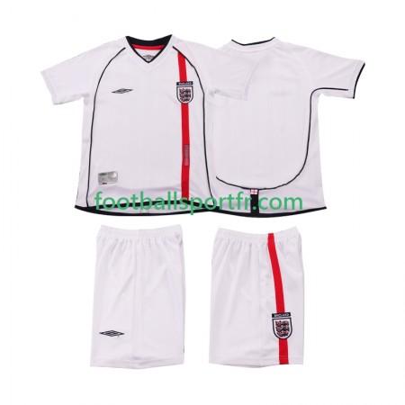 Tenue Angleterre Retro Enfant Domicile 2002 Maillot de Foot